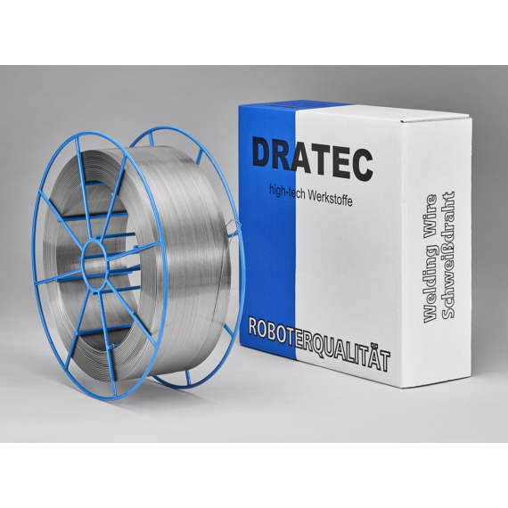 DRATEC DT-1.4316 (ER 308 L Si) 0,8mm 15kg  tömör hegesztőhuzal ("rozsdamentes huzal") BS300 fémkosáron